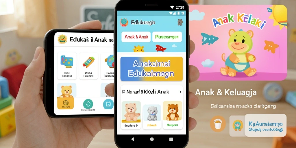 Tampilan antarmuka interaktif dan edukatif dari aplikasi 2739.