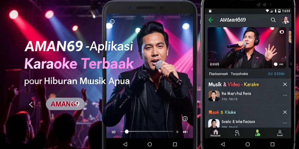 Antarmuka aplikasi AMAN69 yang menarik dan mudah digunakan.