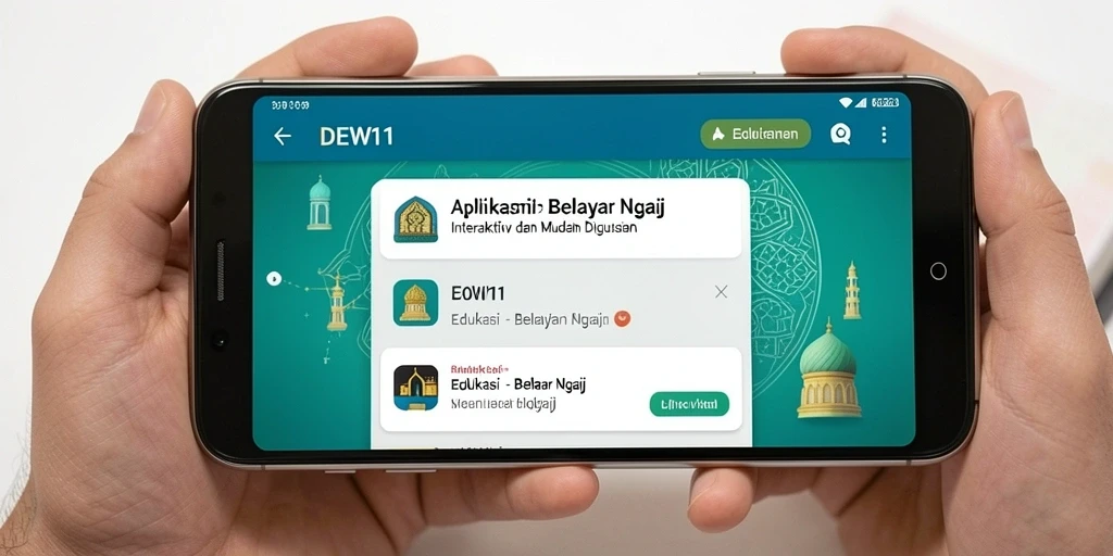 Tampilan antarmuka pengguna DEWI11 yang menarik dan intuitif.