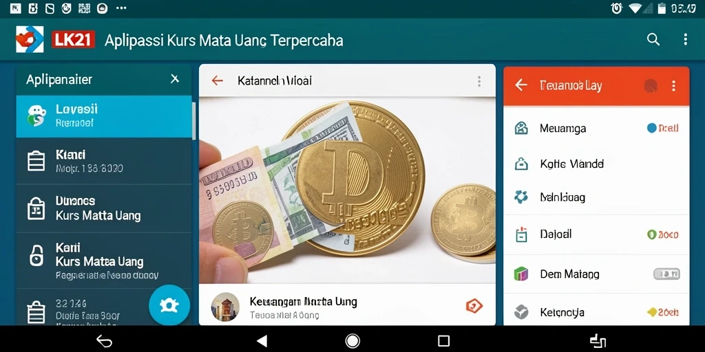 Antarmuka LK21 menampilkan fitur kurs mata uang yang lengkap dan mudah digunakan.