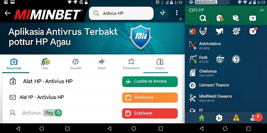 Tampilan antarmuka MIMINBET yang intuitif dan user-friendly.
